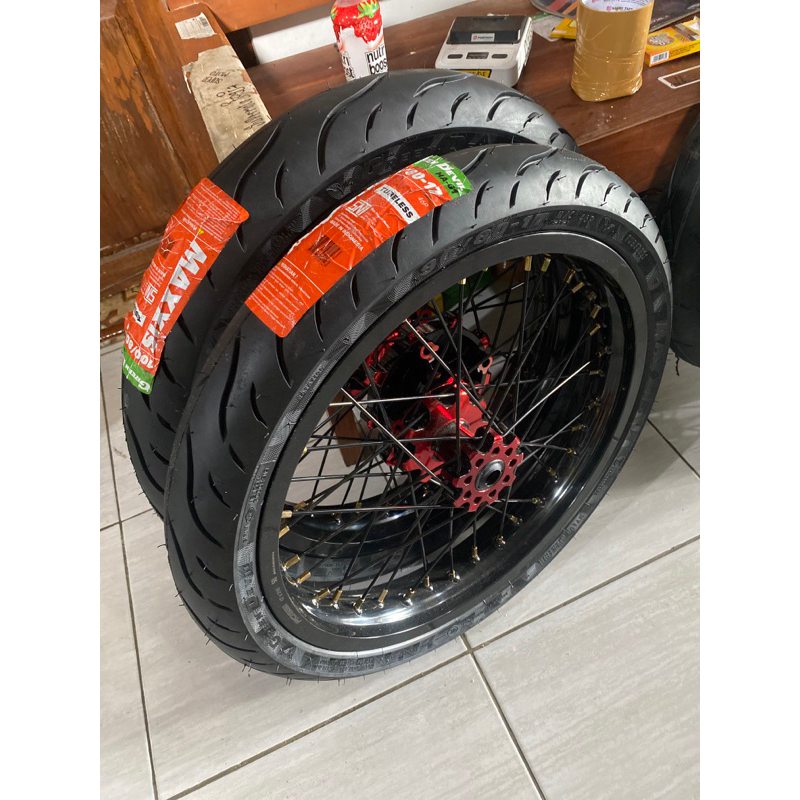 roda supermoto crf ukuran 215 250