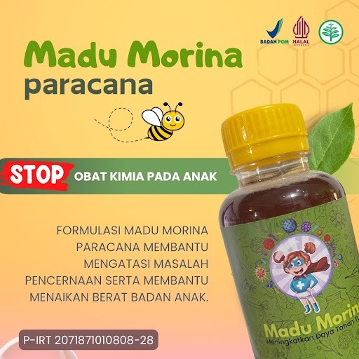 

Madu Morina Paracan – Pencernaan Sehat dan Berat Badan Ideal Anak