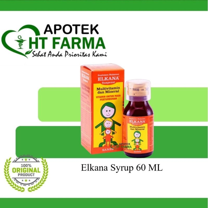 

Elkana Sirup Suspensi 60ml