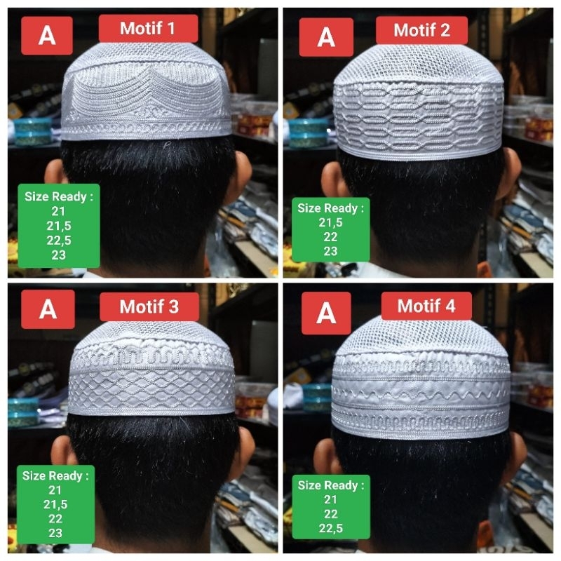 [Termurah]Peci Jaring Madinah ORIGINAL import |PECI IKAF Tarim Hadramaut (Grosir Chat Admin)