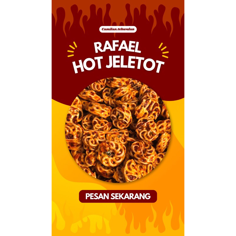 

Rafael Pedas Hot jeletot Daun Jeruk-Food Snack Cemilan