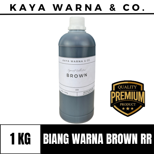 

Biang Warna BROWN Pigmen Tinta Sablon Waterbase Ink KAYA WARNA & CO. (1kg)