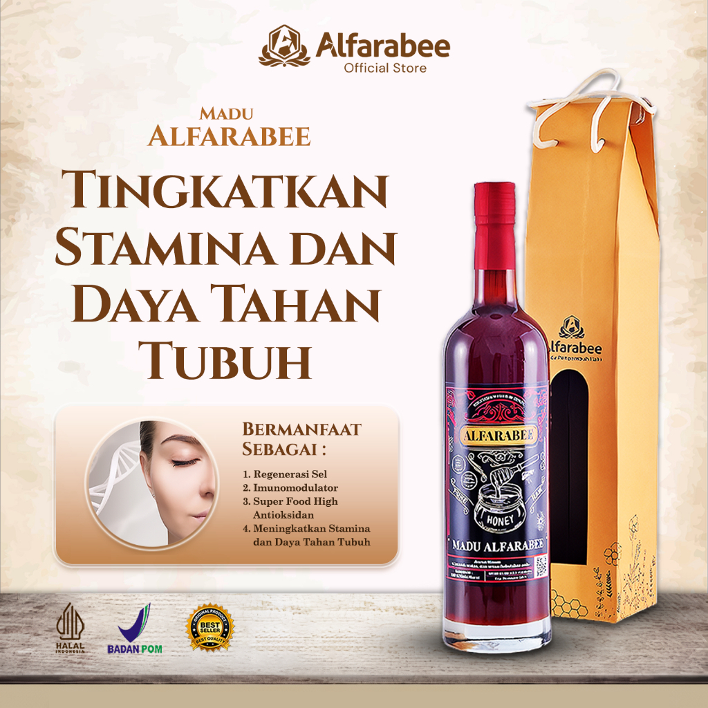 

Madu ASLI MURNI Meningkatkan Stamina & Daya Tahan Tubuh - Alfarabee 100% Nektar Alami Tanpa Campuran