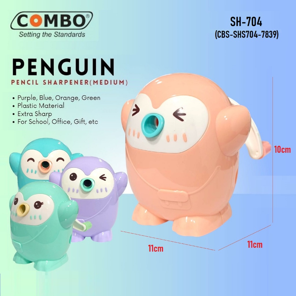 

Serutan Pensil Putar / Rautan Meja Lucu / Auto Pencil Sharpener SH-704 / Serutan Pensil Pinguin / Table Mechanical Sharpener