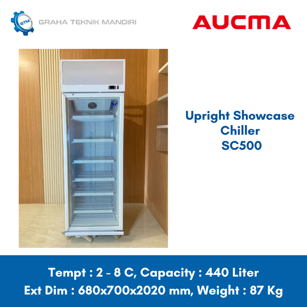 Upright Chiller Aucma SC500-SBID