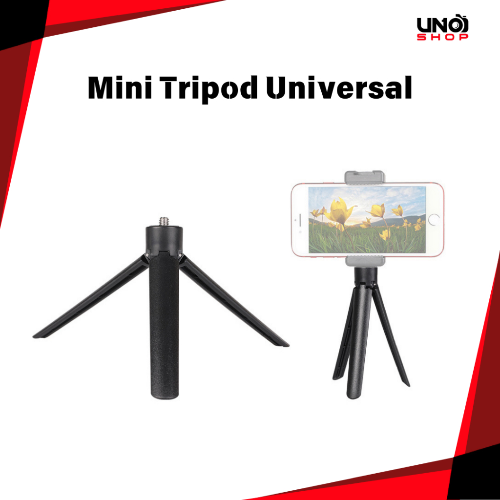 Mini Tripod Stand Universal - Tripod Mini Stand HP Handphone Holder Tripod New