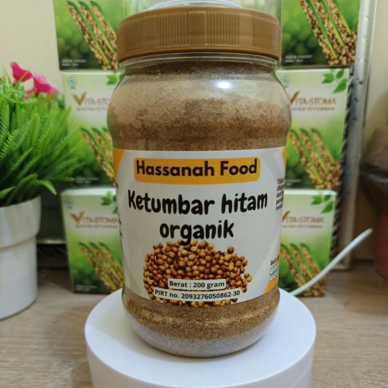 

Serbuk herbal ketumbar hitam organik 200 gram PIRT