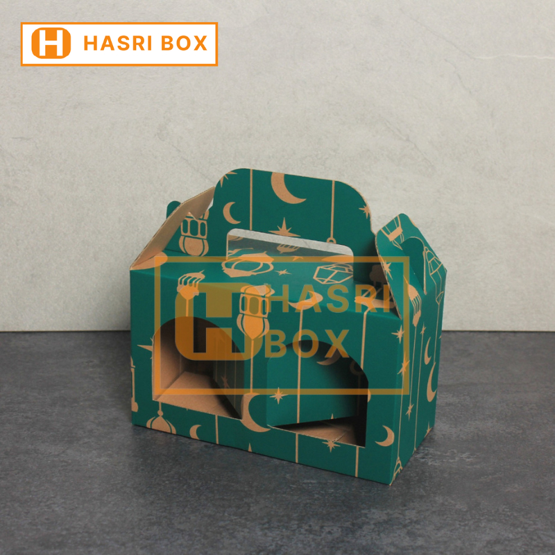 

( 10pcs ) Dus Toples Jar 750ml Isi 2 Lebaran Kardus Box Toples Tabung 800ml Isi 2 Parcel Idul Fitri