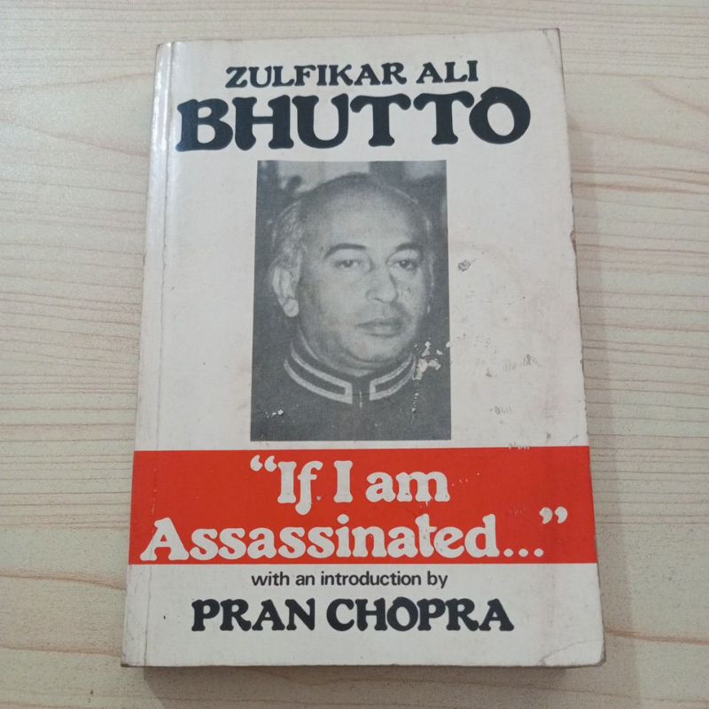BUKU IF I AM ASSASSINATED BY ZULFIKAR ALI BHUTTO