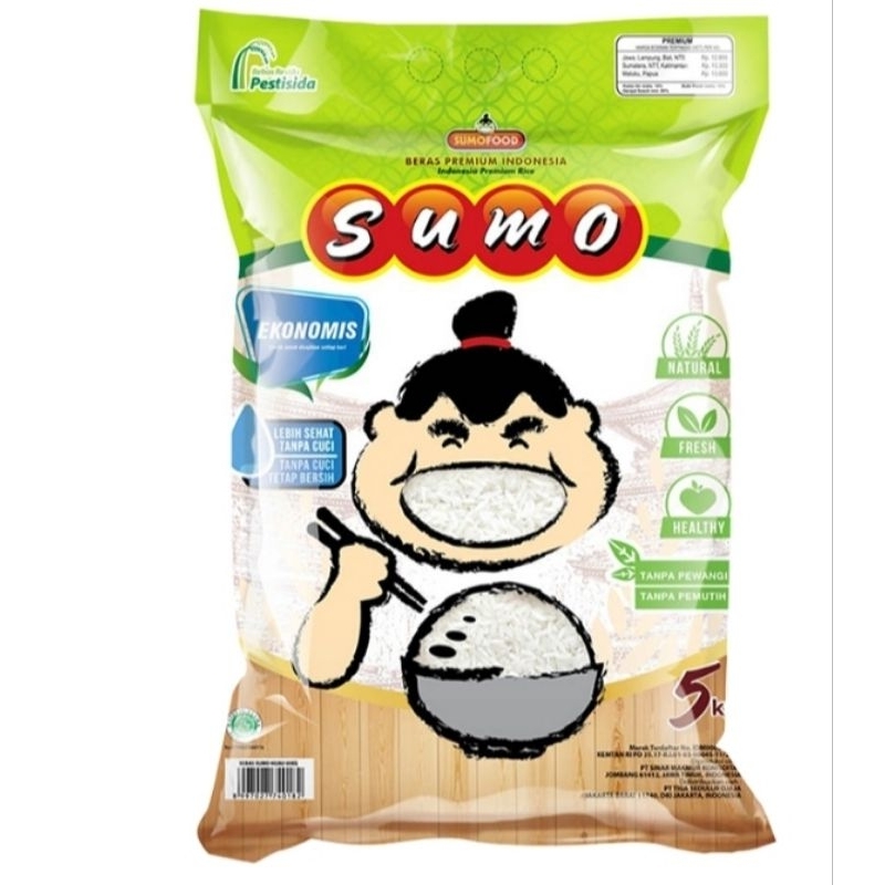 

Sumo Beras Premium Kemasan Hijau 5 Kg