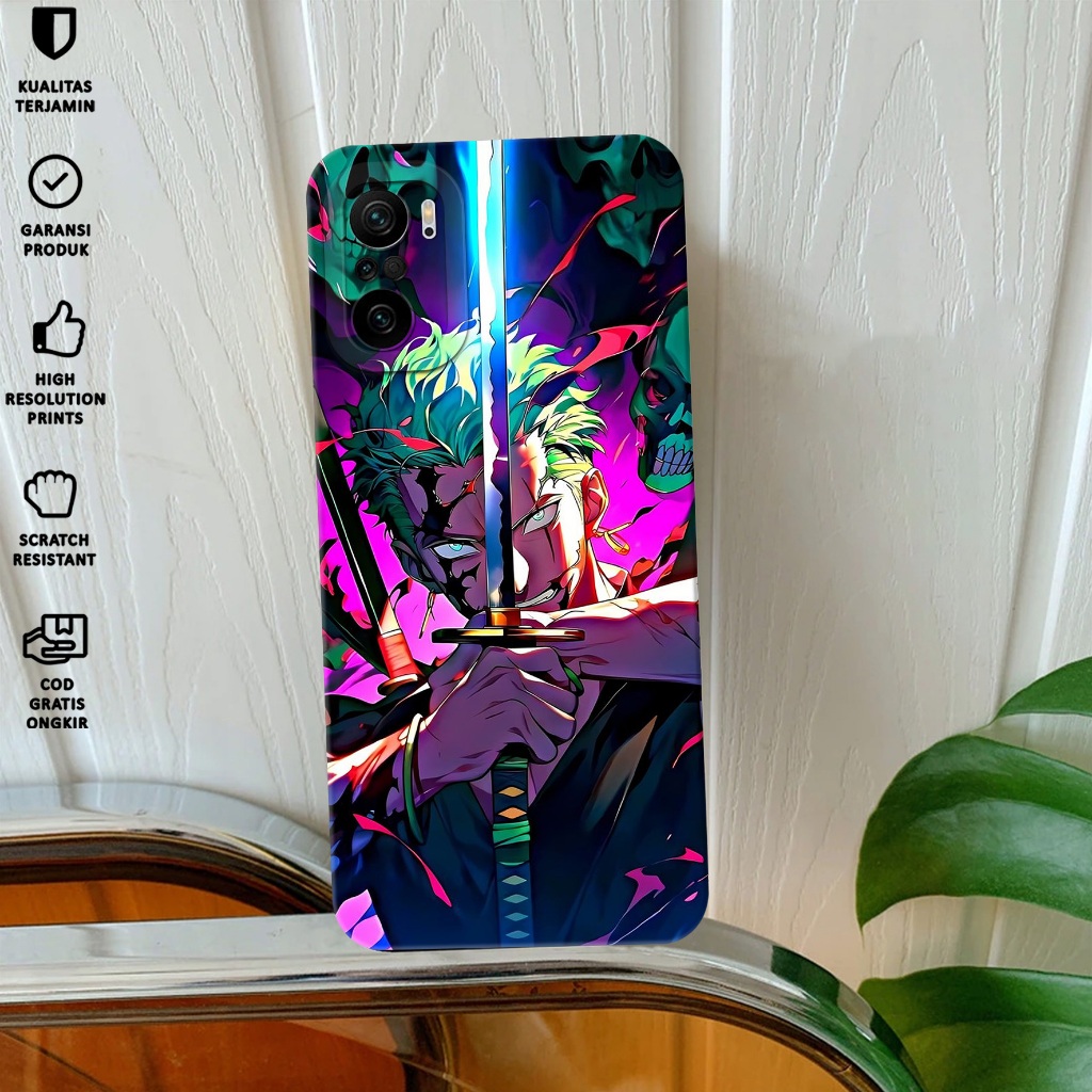 Case Xiaomi POCO F3 - Casing Hp Xiaomi Poco F3 Motif Zoro - Softcase Xiaomi Poco F3 - Softcase Hp Xi