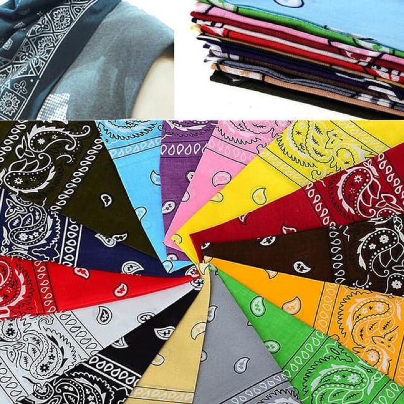 SLAYER KATUN MOTIF BATIK RETRO/SLAYER MASKER KAIN BATIK BANDANA MULTIFUNGSI SEGI EMPAT