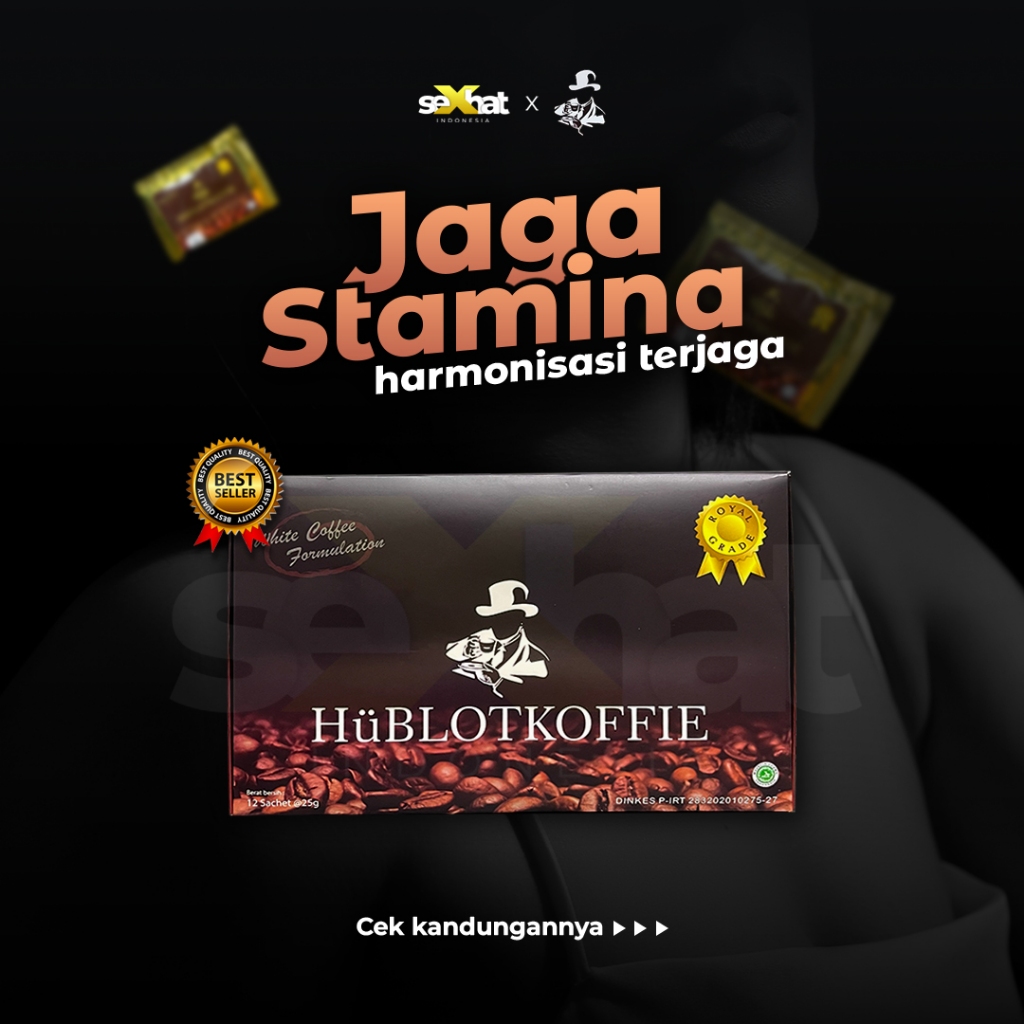 

HUBLOTKOFFIE 1 BOX (12 SACHET / BOX) kopi hublotcofee - HUBLOT Gairah Pria Dewasa EXP TERBARU