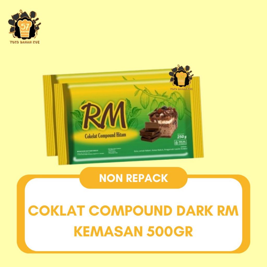 

COKLAT COMPOUND DARK RM 250GR DAN 500 GR