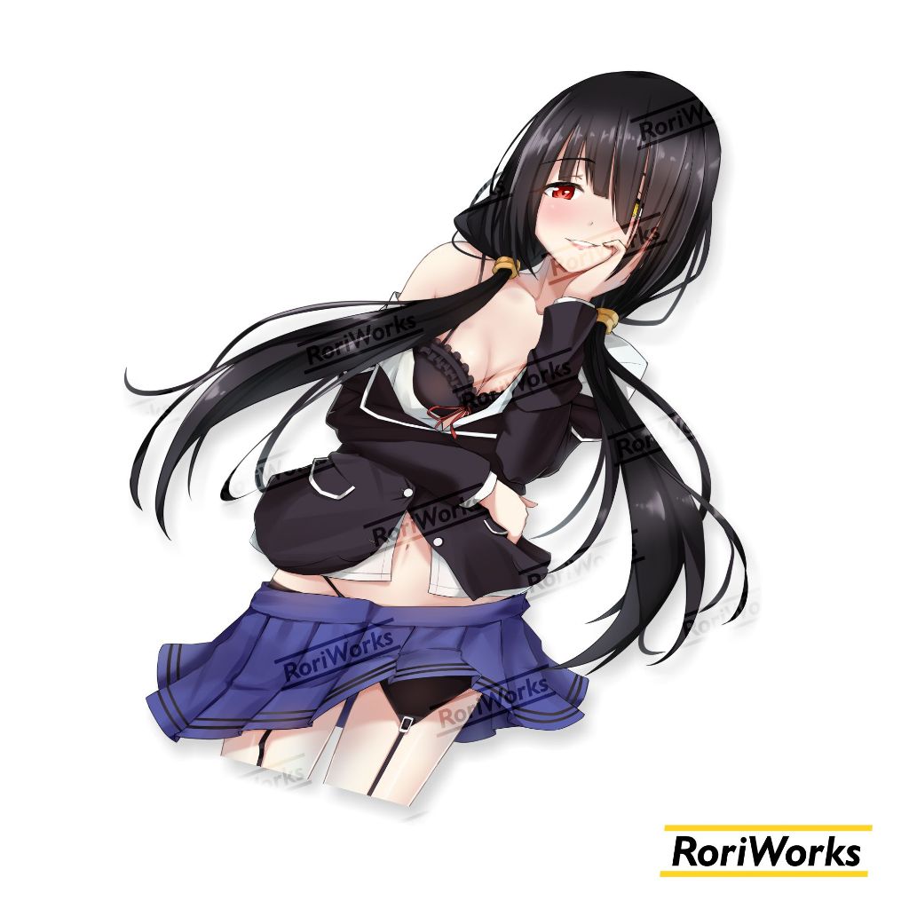 

Stiker Kiss cut - Kurumi Entranced School | Date A Live