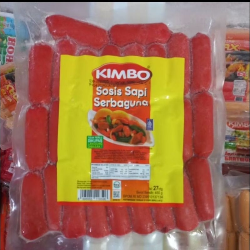 

kimbo sosis sapi serbaguna (tidak perlu dikupas)berat450g