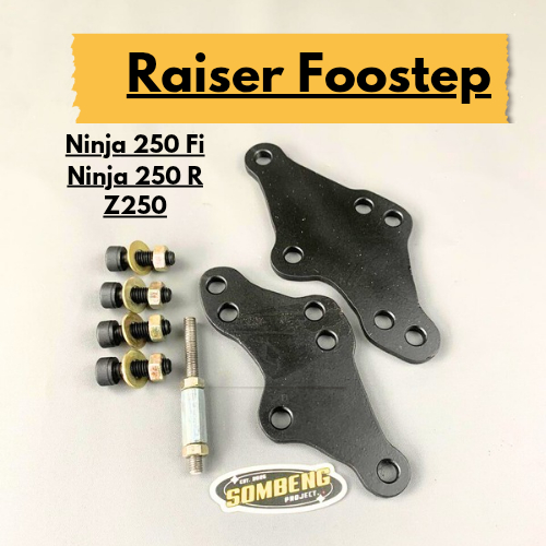 Raiser Peninggi Footstep Ninja 250 Fi Non ABS Ninja 250 R Z250 Raiser Pemundur Footstep Ninja 250