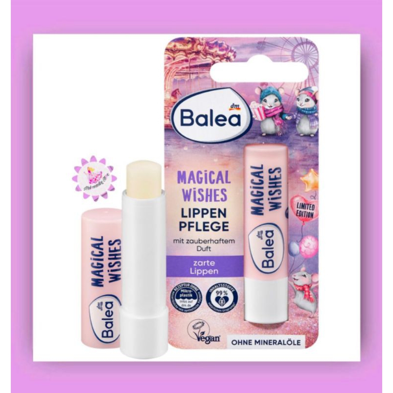 Balea lippenpfliege magical wishes/lip care/lip balm original Jerman 4,8g
