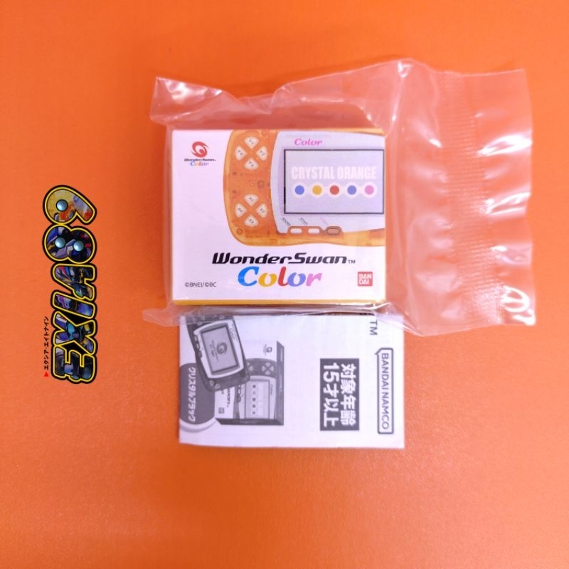 Wonderswan Color Miniature Charms - Clear Orange