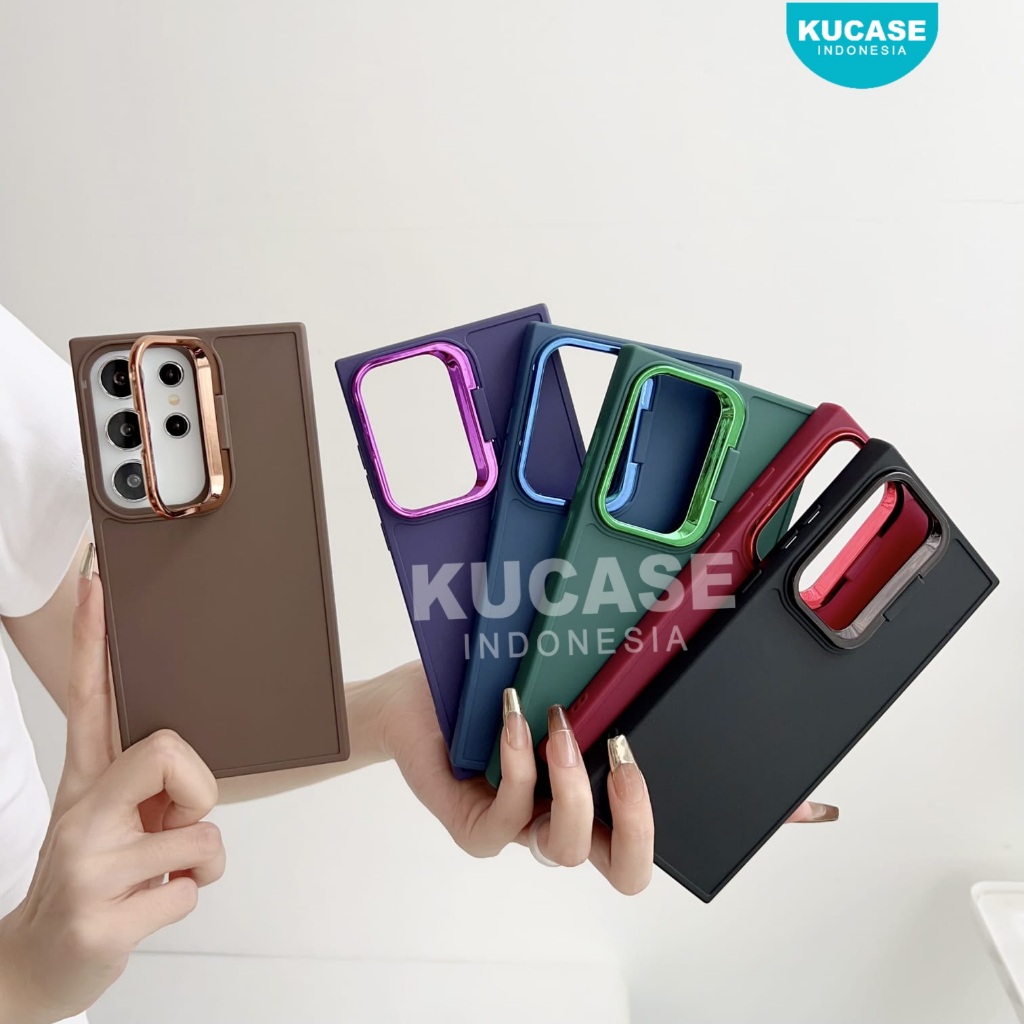 Case Poco M3 Poco M3 Pro  Poco M6 Pro 4G Poco C65 Poco X6 5G Case Flannel Standing Ring kamera - Kuc