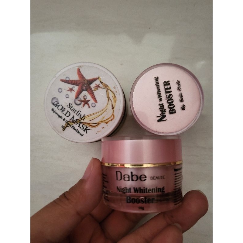 [PRELOVED] Dabe Beauty Night Cream & Gold Mask