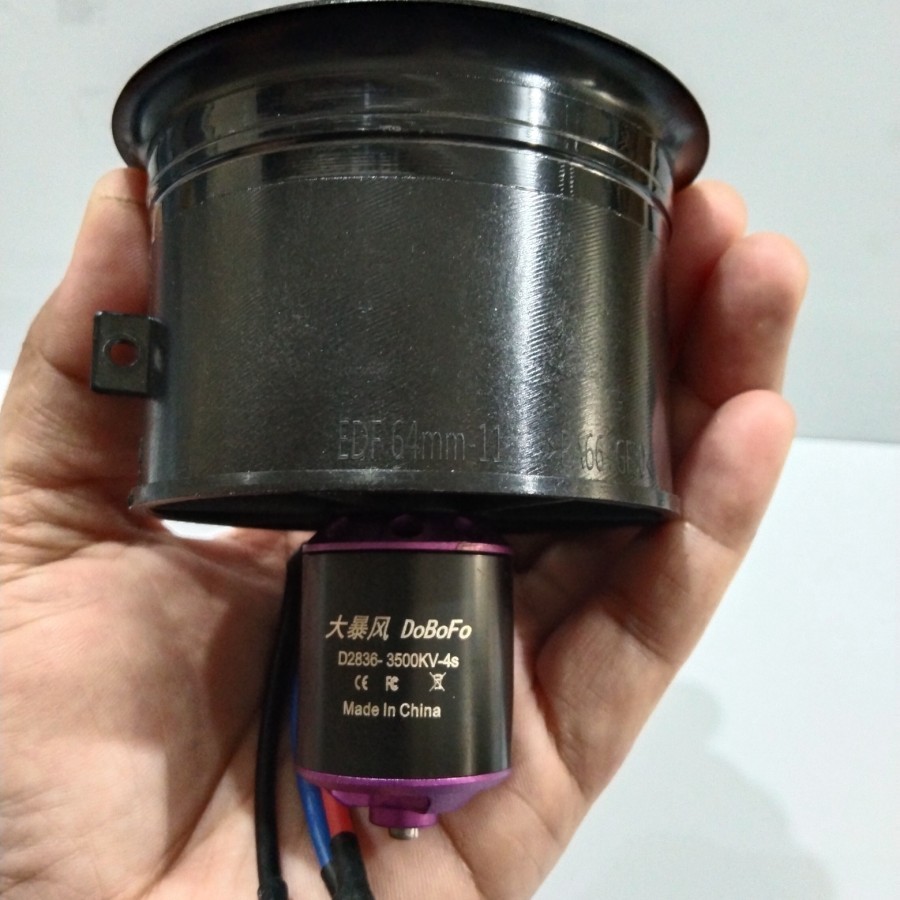 XXD Edf 64mm + Brushless Motor 2836 3500kv 4s 11 Blade