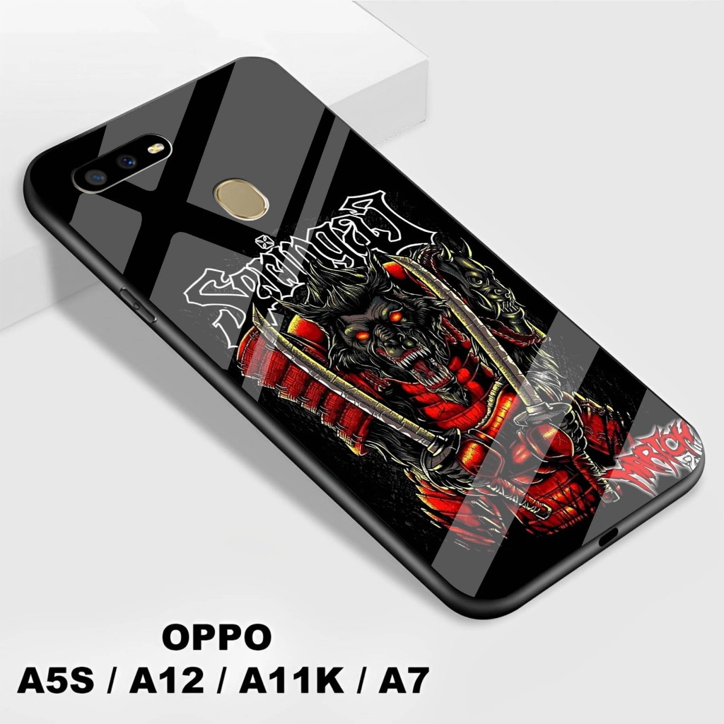 Softcase Kaca Kilau Oppo A5S / A12 / A7 / A11K - Softcase Kaca   Oppo A5S / A12 / A7 / A11K - Softca