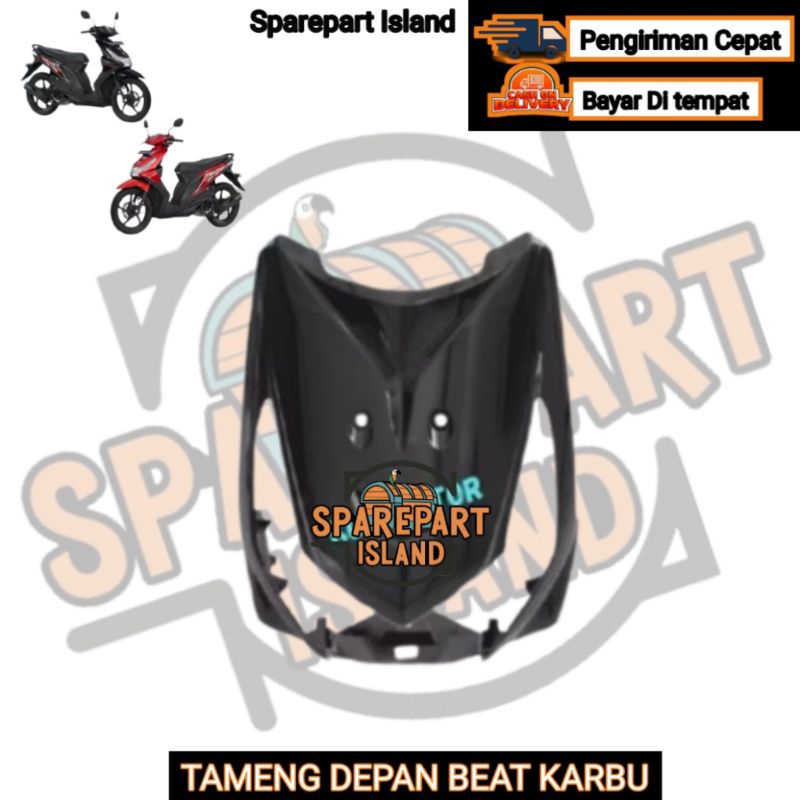 COVER TAMENG DEPAN BEAT KARBU HITAM - TAMENG DEPAN BEAT KARBU LAMA