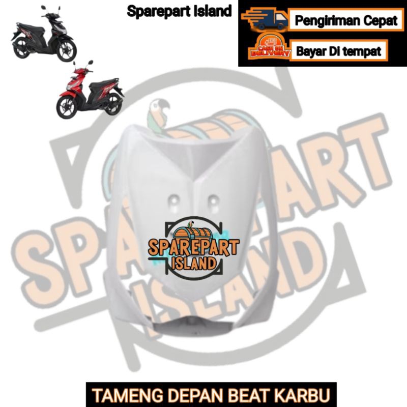 COVER TAMENG DEPAN BEAT KARBU PUTIH - TAMENG BEAT LAMA PUTIH