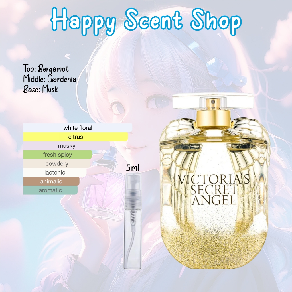 Decant 5ml Victoria Secret VS Angel Gold EDP Parfum mini murah share in bottle