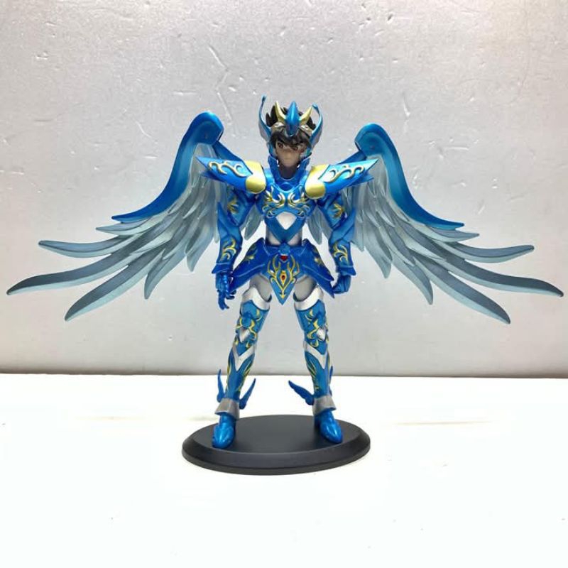 mainan mini static saint saiya blue Myth Cloth EX Pegasus Dragon Shiryu Hyoga Cygnus Phoenix Ikki  t