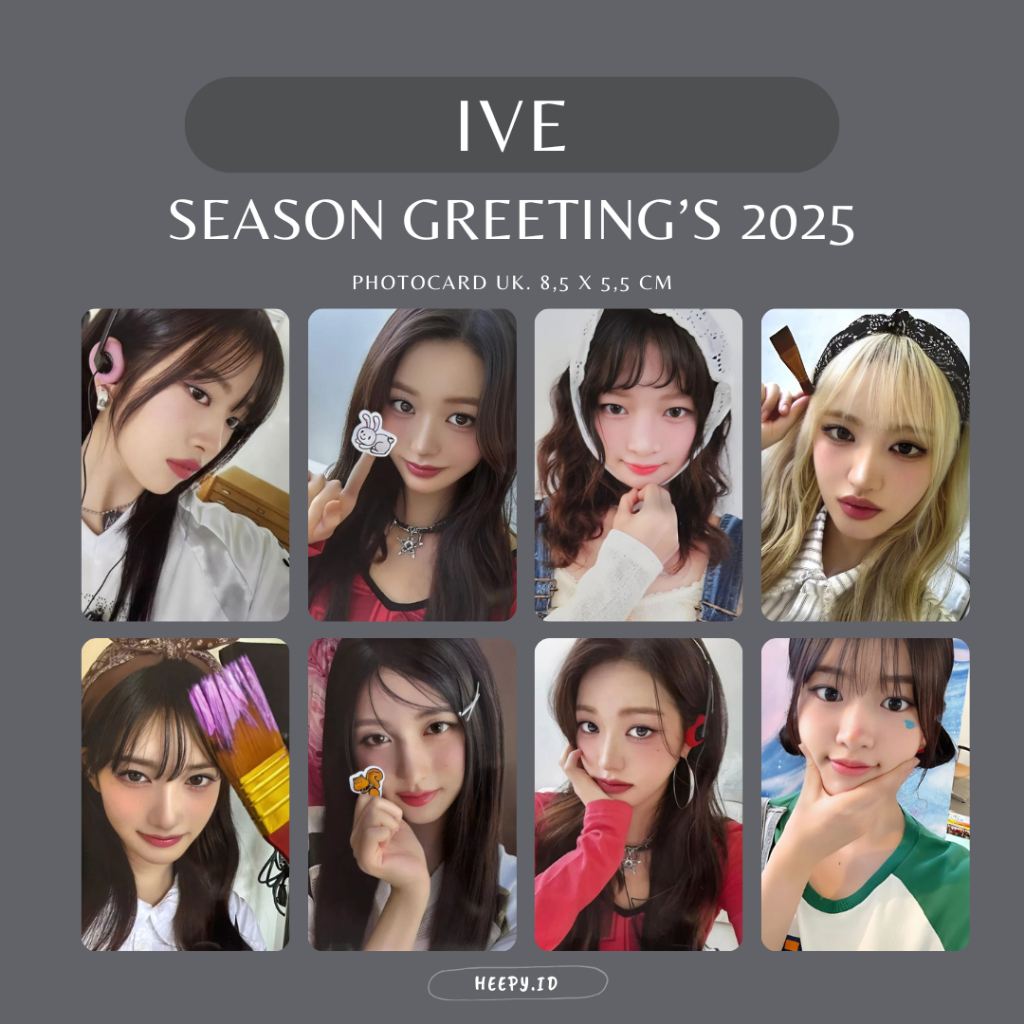 [IVE] UNOFFICIAL PHOTOCARD IVE SEASON GREETINGS 2025
