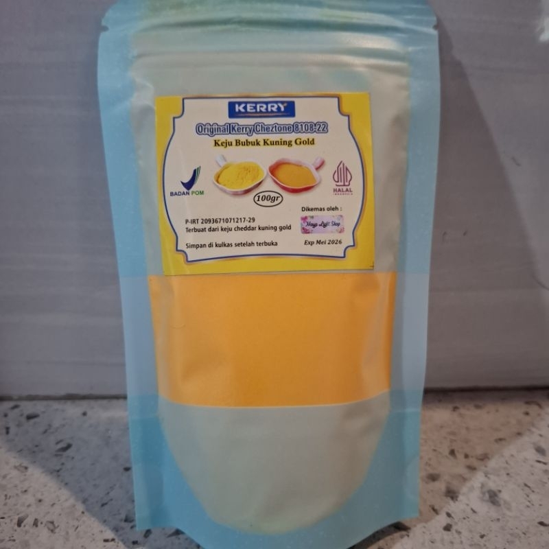 

Keju kerry cheese powder 100gr keju bubuk sauce keju kuning dan oren halal MUI BPOM