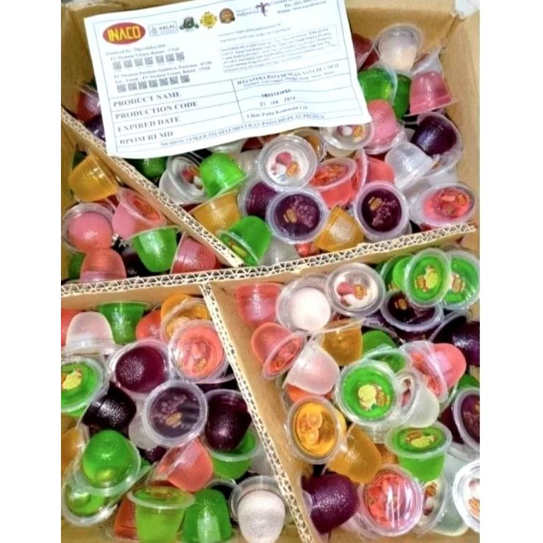 

INACO JELLY MIX / INACO PUDING MIX / INACO JELLY EXP PANJANG ISI 50 CUPS