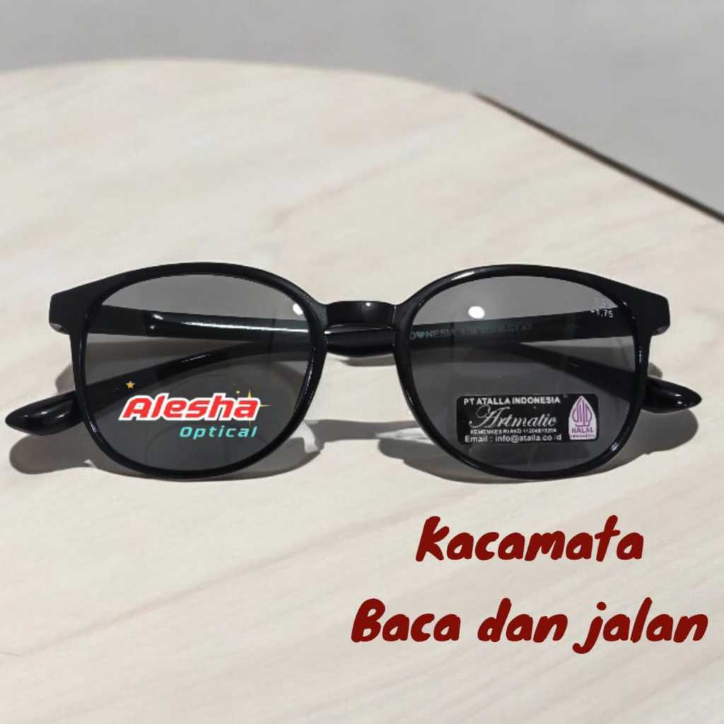Kacamata Baca Dan Jalan Double Fungsi Plus Rabun Dekat Lensa Hitam Murah Bayar Ditempat
