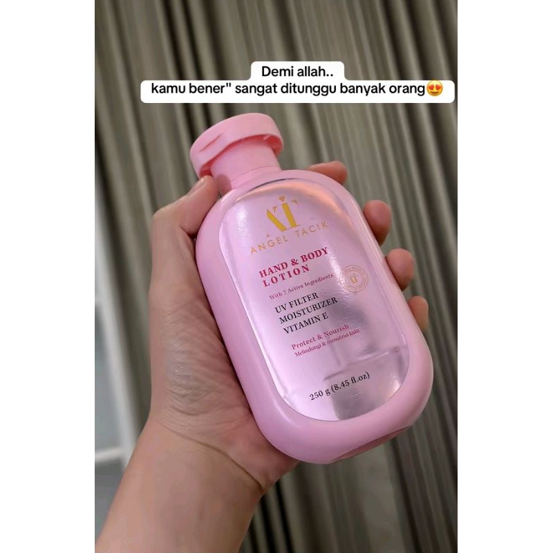 100% ORI Body Lotion Pemutih Ampuh ,HB Angel Tacik BPOM Pemutih Badan Cepat