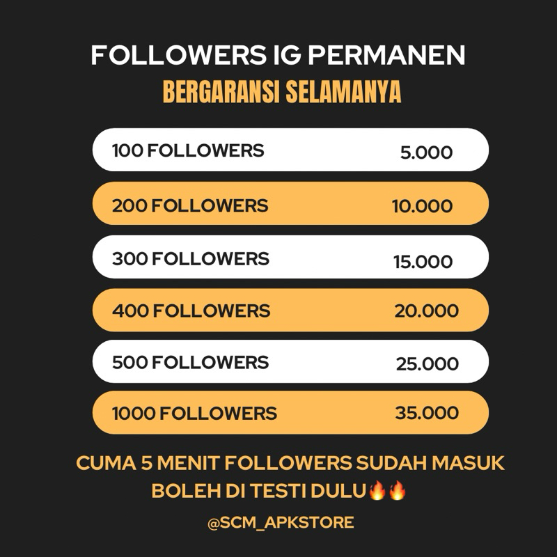 Followers Instagram Indonesia-Followers IG Free Refill