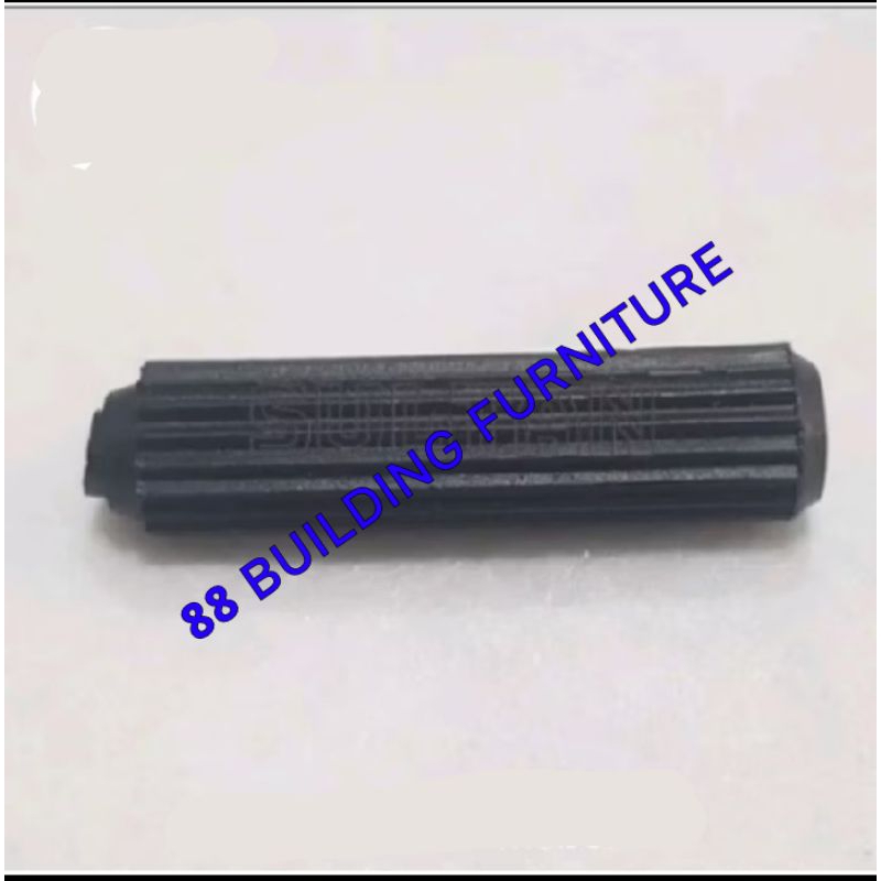 PERBIJI, DOWEL PLASTIK HITAM KECIL BESAR 6x30 mm 8x30 mm / AMBALAN PEN PIN UNTUK SEKAT PENYEKAT RAK 