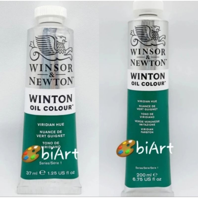 

Cat Minyak Winton Oil Colour 200ml / 37ml Viridian Hue Winsor & Newton