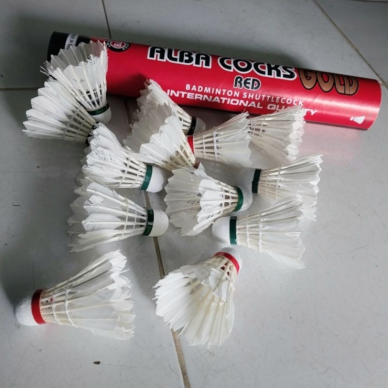 KOK BADMINTON BULUTANGKIS BEKAS PROMO 12 PCS 1 SLOP UNTUK TEPOK TEPOK KOCK BULUTANGKIS KOK BULUTANGK