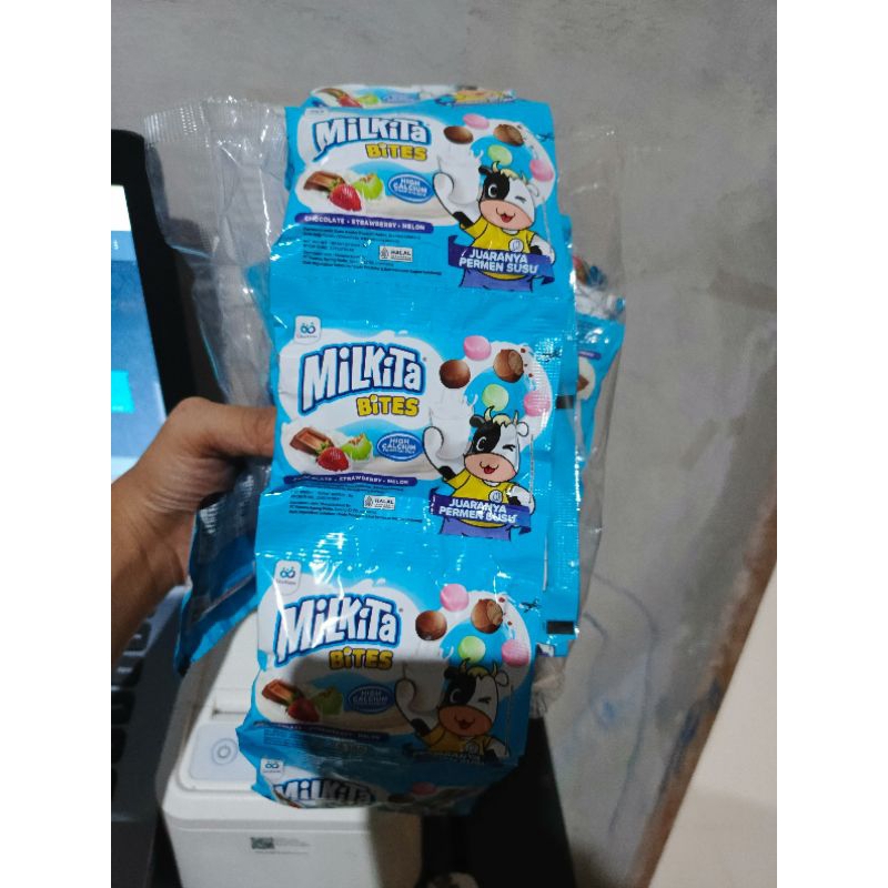 Milkita Bites Permen Sachet Permen Susu Candy Sachet Renceng Ecer