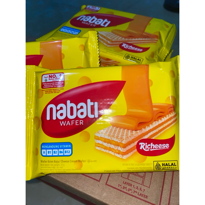 

1 Dus NABATI wafer 2000 keju / coklat 48g (isi 60 pcs)