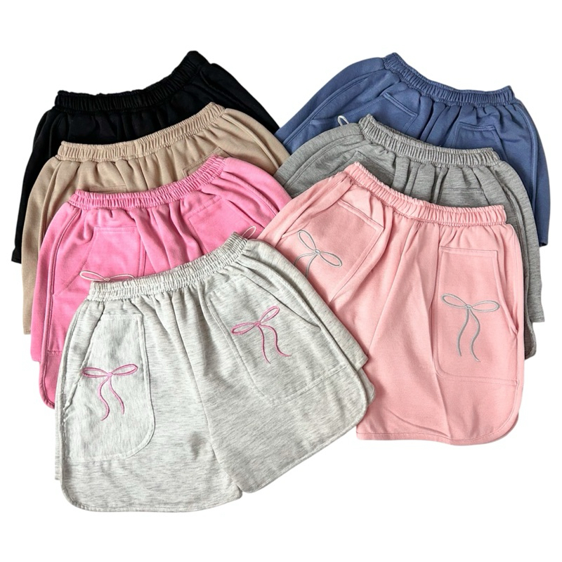 BYNADS WEAR | Celana Pendek Wanita Coquette Hotpants Fleece Premium Comfy Sweat Short Short Pants Ce