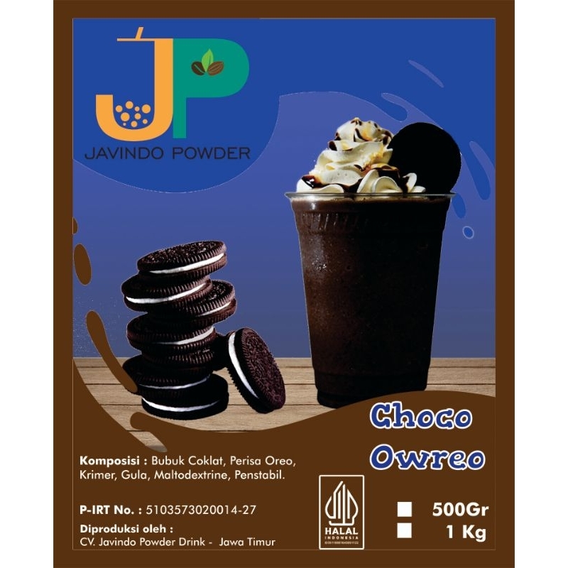 

Bubuk Minuman Black Choco Owreoh