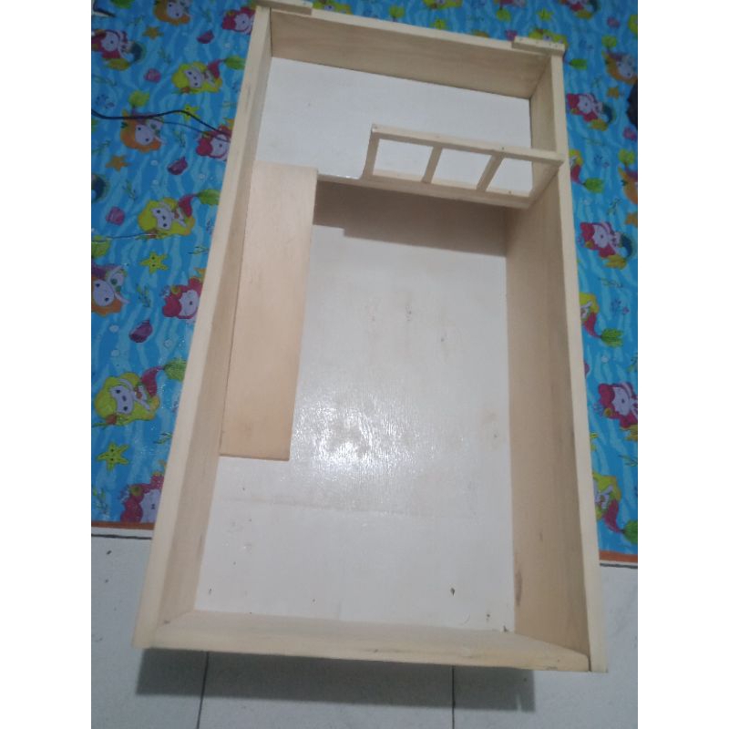 kandang sulcata tortoise kayu