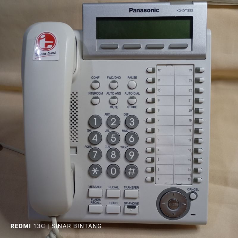 Telepon Panasonic KX-DT333 Telepon PABX