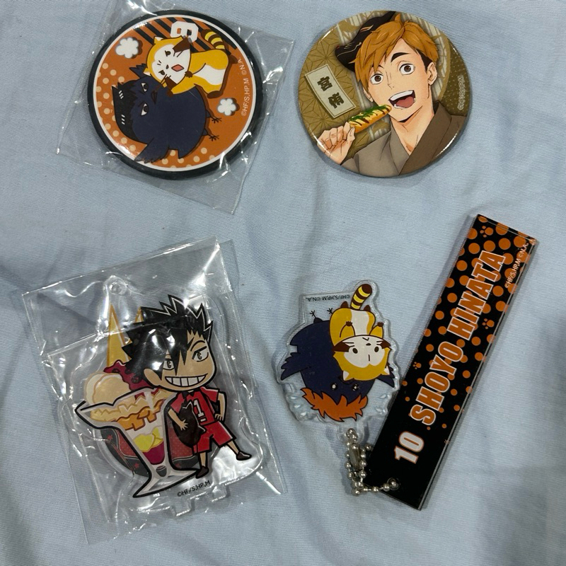 Haikyuu OFFICIAL Badge Standee Keychain Kuroo Tetsuro Miya Atsumu Kageya Tobio Hinata Shoyo
