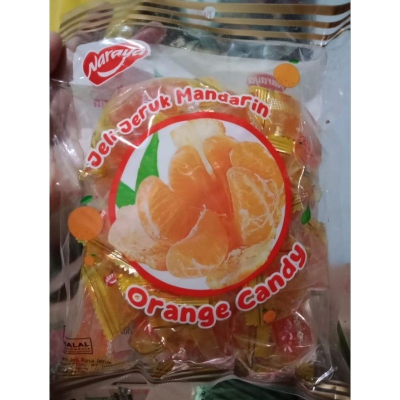 

Permen jelly jeruk mandarin kemasan 1 pak