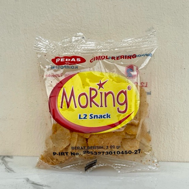 

MoRing L2 Snack - Cimol Kering Pedas isi 1 renceng