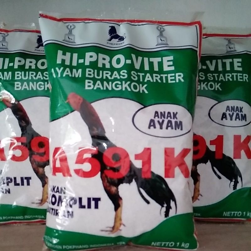 A591K pakan anak ayam aduan, bangkok, jago / Hi Pro Vite 591 / Pokphand / Popan Hipro